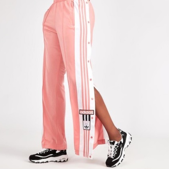 pink track pants adidas